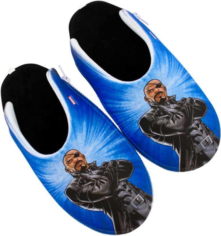 Nick Fury Mix N Match Zlipperz Set - Ballet Flat (1024x1024), Png Download