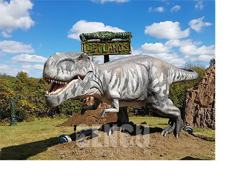 Silicone Rubber - Lost Lands Dinosaurs (485x368), Png Download