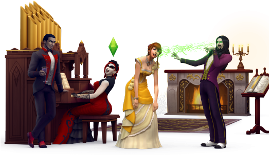 The Sims 4 Vampires ' - Sims 4 Vampire Pack (522x348), Png Download