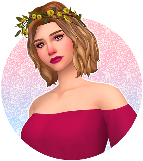 Sims 4 Buttertigerlily Hair (550x550), Png Download