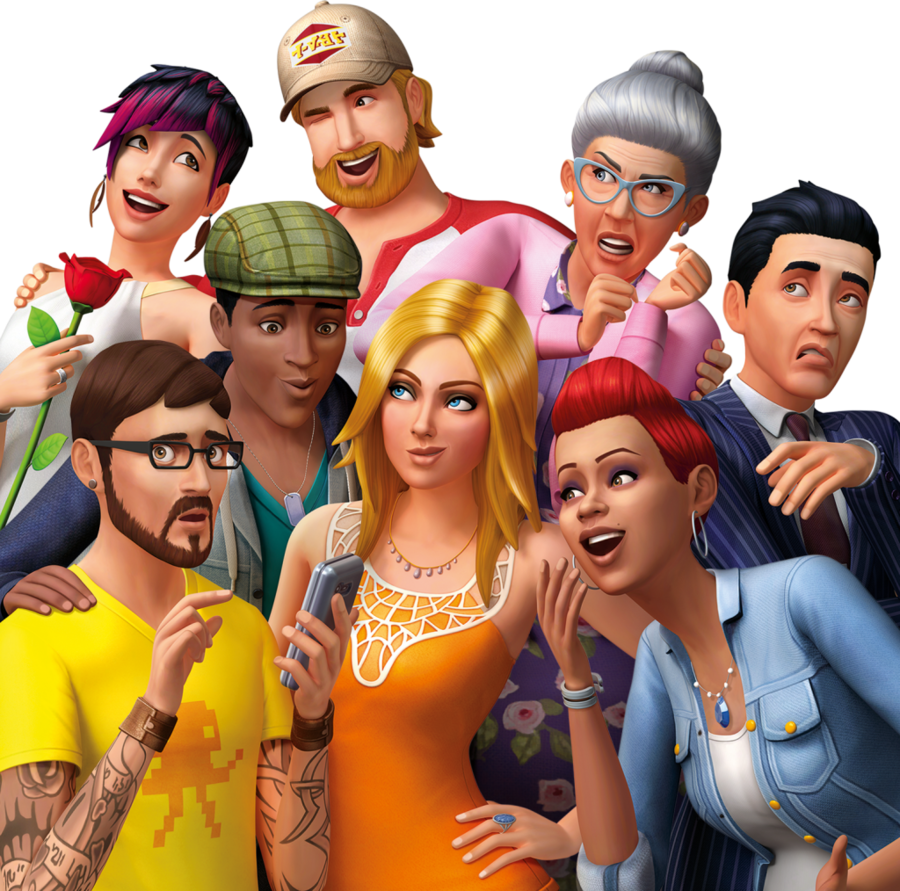 Download Sims 4 Box Art Clipart The Sims 3 The Sims - Sims 4 Box Art (900x891), Png Download