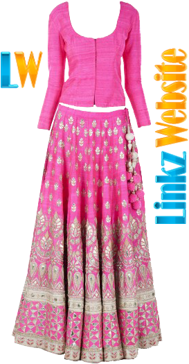 Easily Add Png Females And Girls Dresses Images On - Langha Choli Gotapati (292x525), Png Download