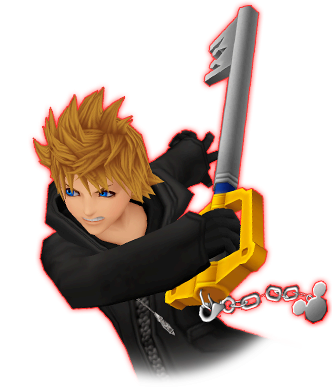 Roxas - Video Game (332x389), Png Download