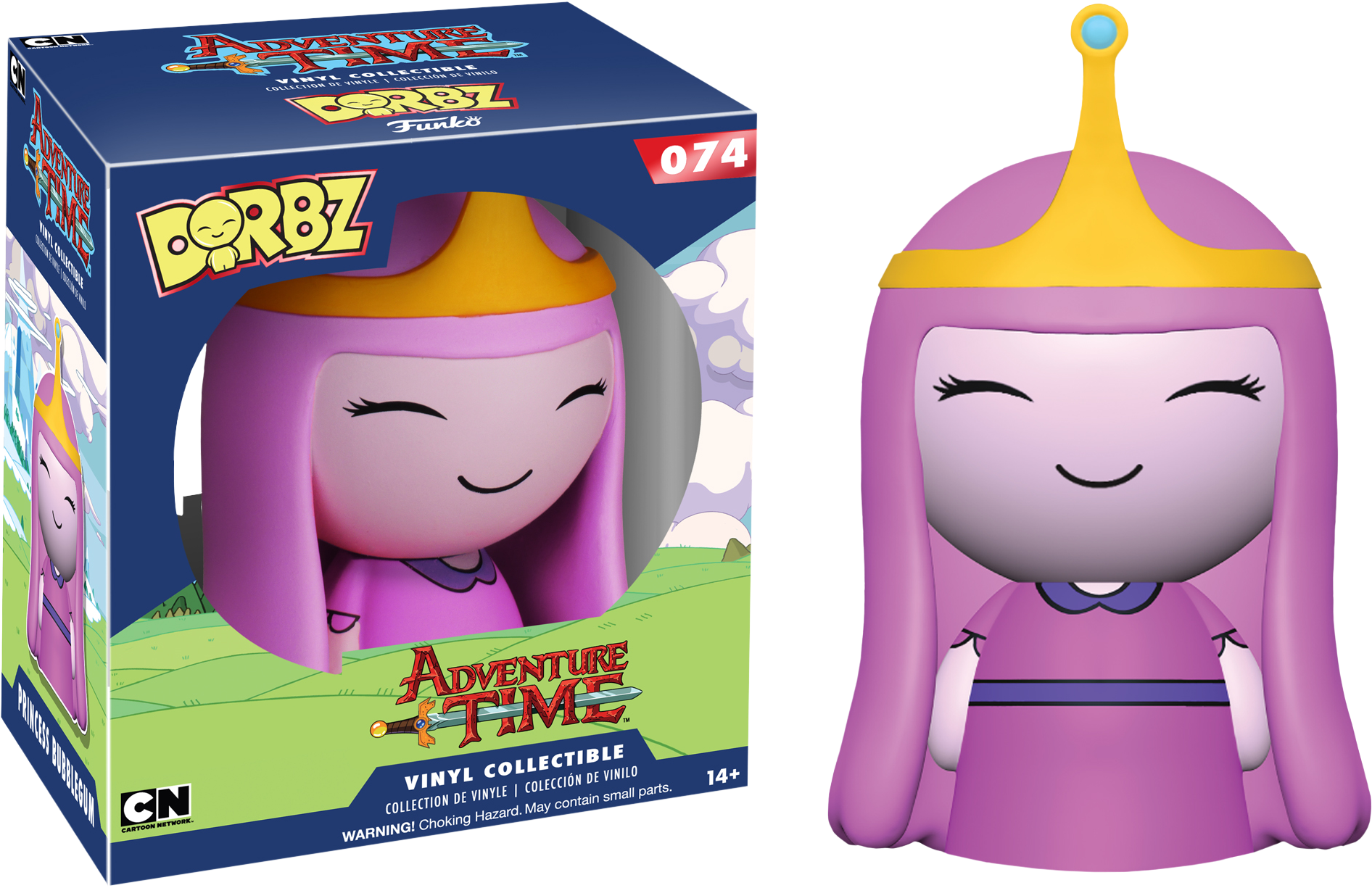 Princess Bubblegum Dorbz Vinyl Figure - Adventure Time Dorbz (2000x1288), Png Download