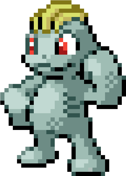 Machop - Pixel Art Pokemon Machop (1190x1190), Png Download
