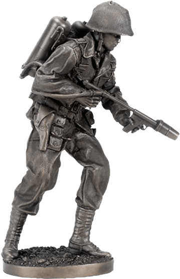 Wwii Flame Thrower Soldier Statue - Soldier Statue Png (555x555), Png Download