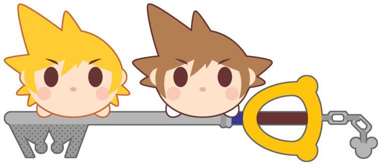 Roxas And Sora X Tsum Tsum - Tsum Tsum Kingdom Hearts (800x369), Png Download