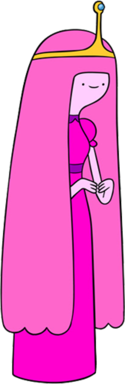 Princess Bubblegum - Finn And Jake Princess Bubblegum (250x765), Png Download