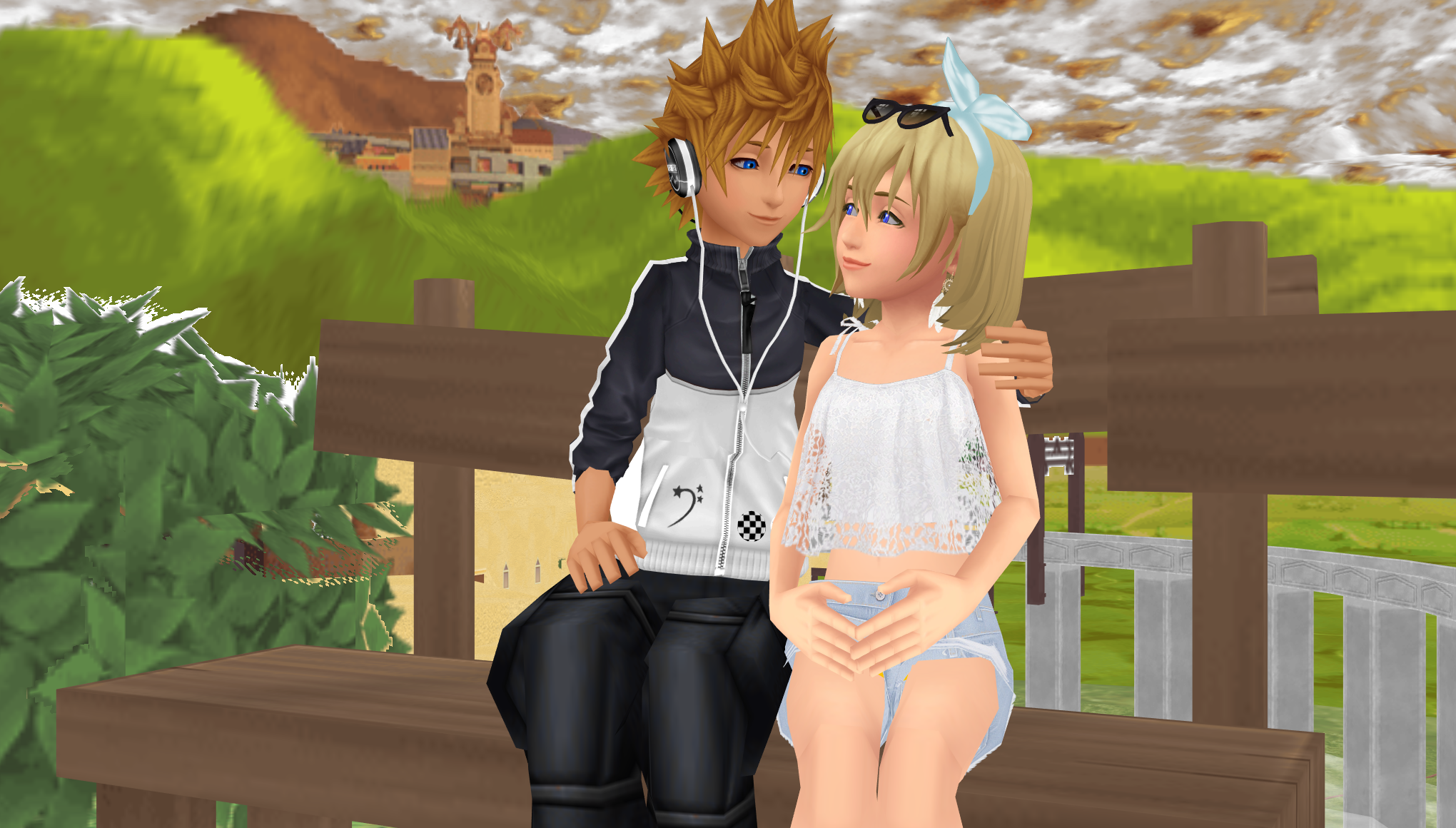 Roxas And Namine Images Romances Date 02 Roxas And - Pc Game (2040x1160), Png Download