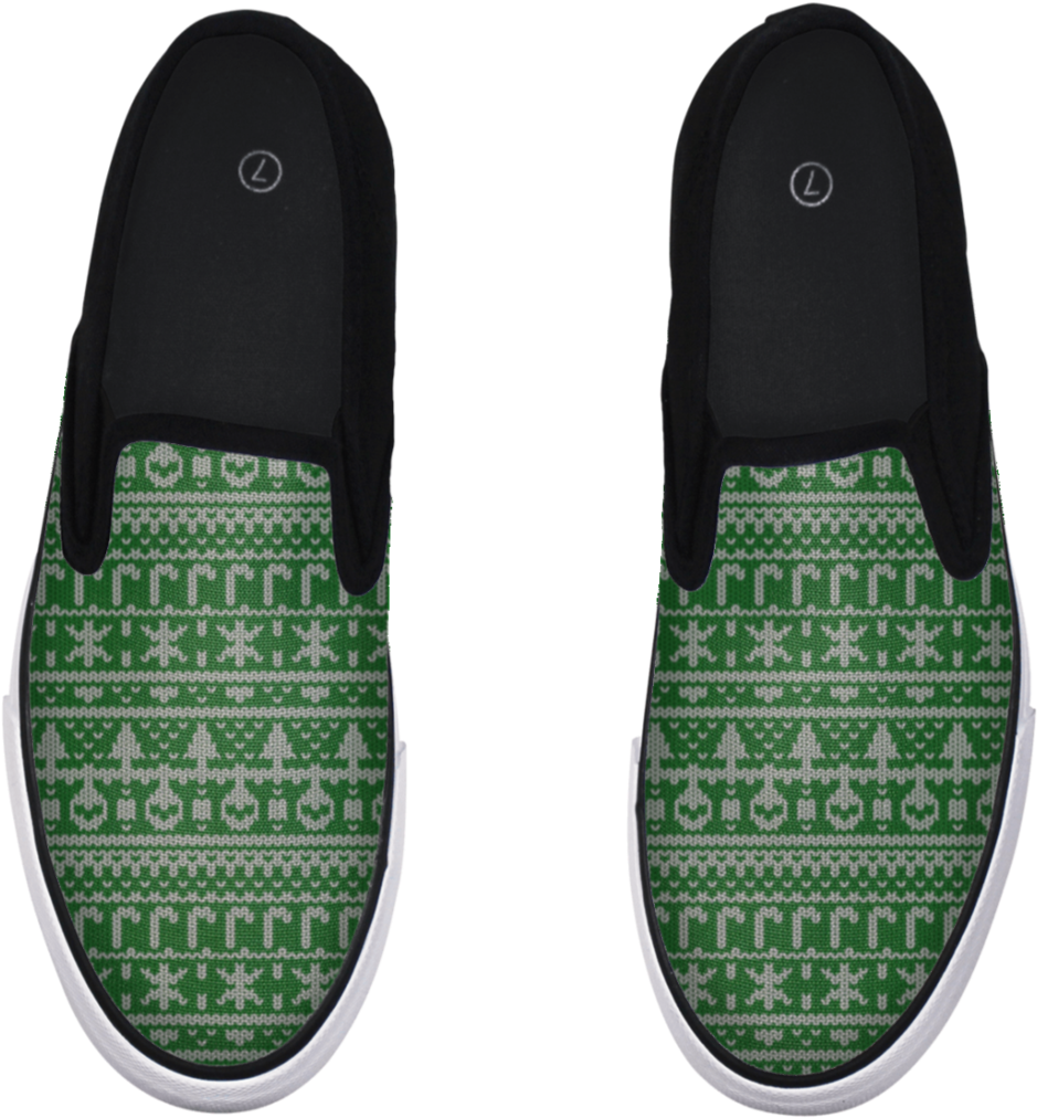 Christmas Pattern Slip-on Shoe - Handup Gloves Small Winter Sweater (1024x1024), Png Download