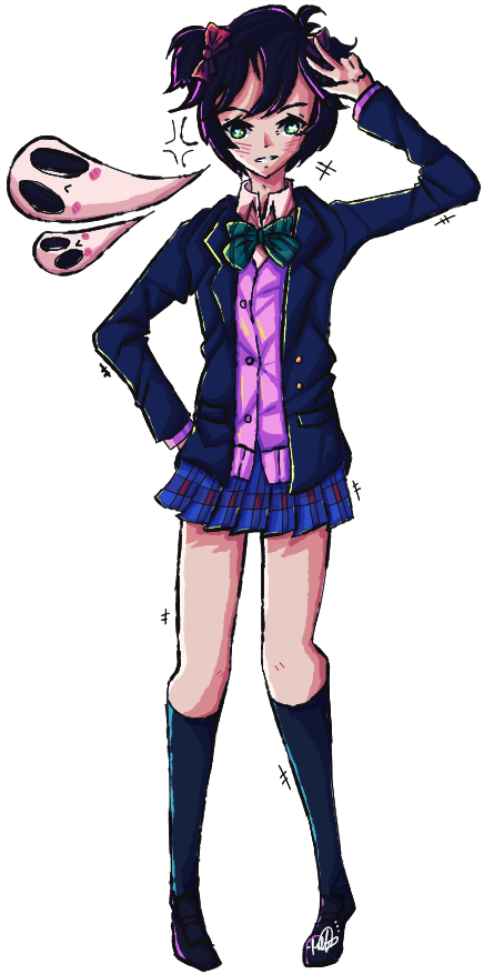 I Am ✿nico Nico - Cartoon (700x900), Png Download