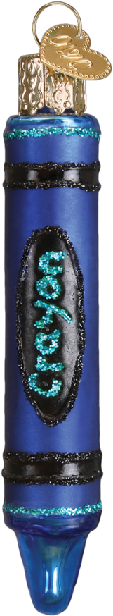 Crayon Glass Ornament By Old World Christmas (950x950), Png Download
