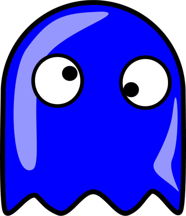 Pacman Ghost Kostenlos Vektorkunst 327 Gratisdownloads - Pac-man (600x696), Png Download