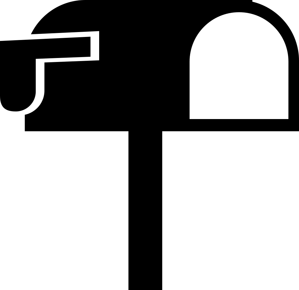 Mailbox Empty Comments - 邮筒 Icon (980x950), Png Download