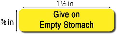 Labels Per Roll - Sign (498x328), Png Download