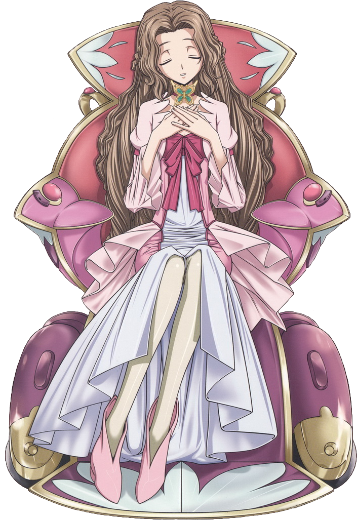 When Lelouch Gets Caught In A Bad Spot, He Meets A - Code Geass Nunnally (750x1126), Png Download