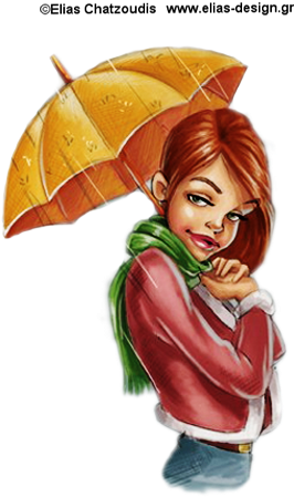Pin Up Art, Women, Design Web - Elias Chatzoudis Tubes Png (311x448), Png Download