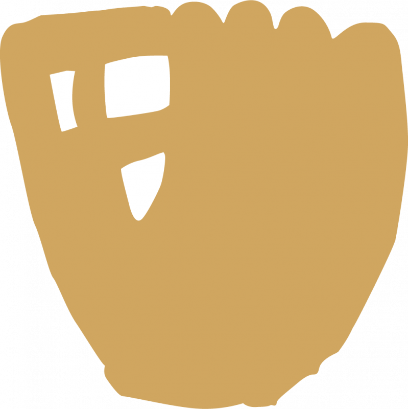 Custom Car Magnets - Baseball Glove Clipart (799x800), Png Download