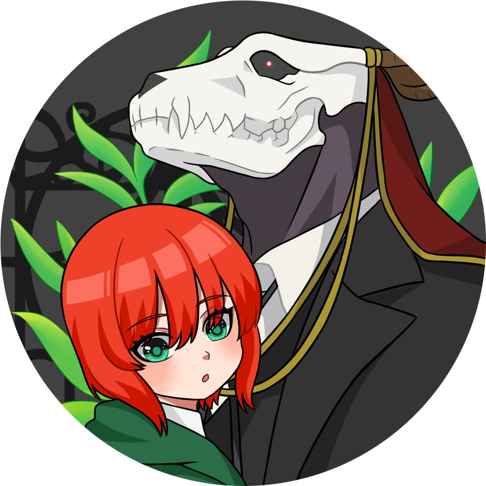 18 Dec - Chibi Elias Và Chise (1100x1100), Png Download