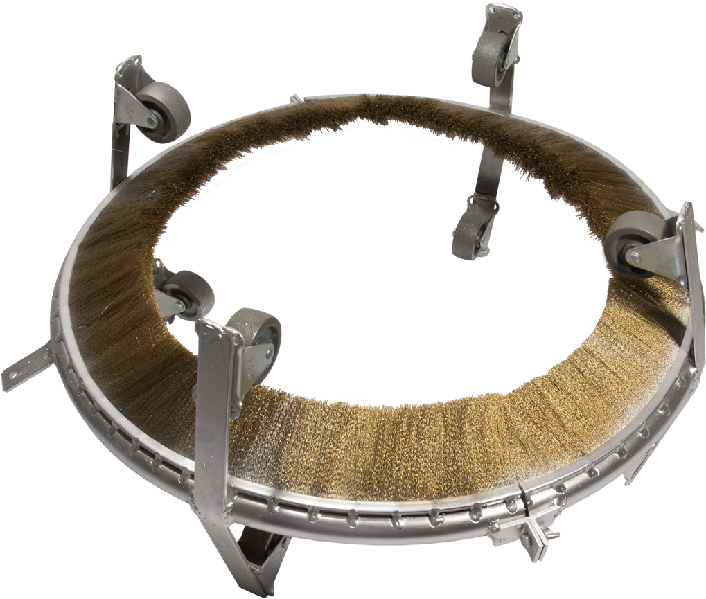 Full Circle Brass Brush - Steel (1200x984), Png Download