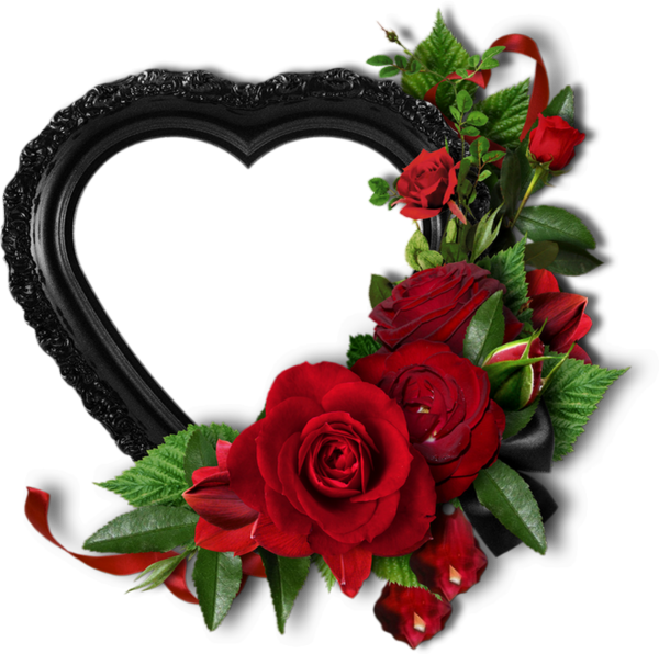Cadre Png St Valentin - Valentine's Day Picture Frames (600x596), Png Download