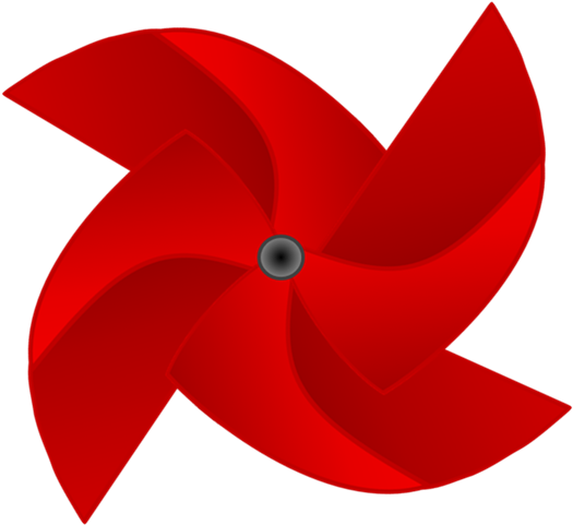 Pinwheel Shape - Bfdi Pinwheel (567x515), Png Download