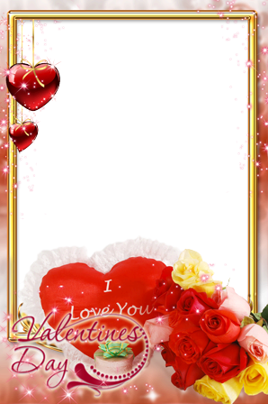 Happy Valentines Day To You - Download Bingkai Photo Hp (298x448), Png Download