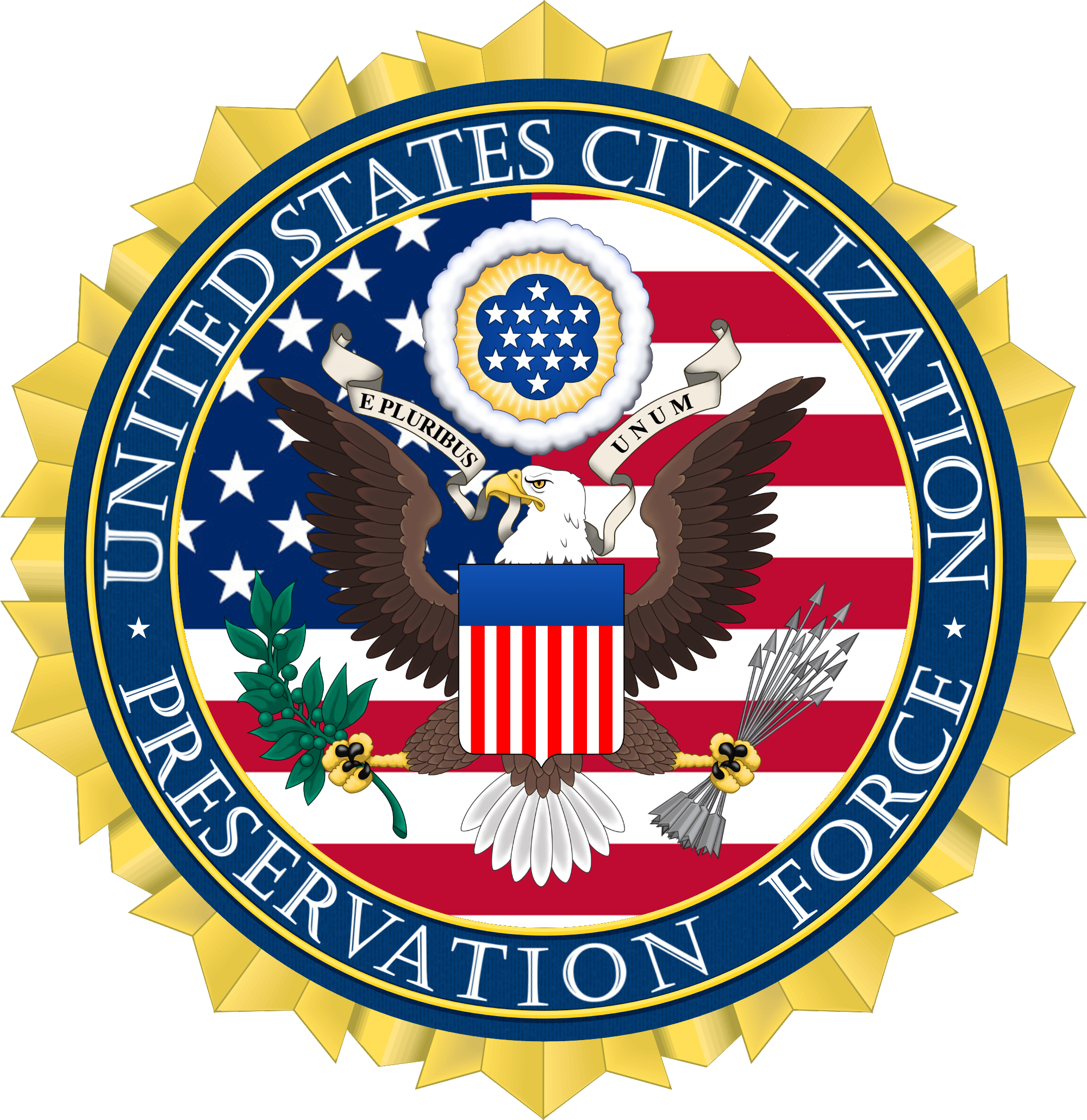 The Uscpf Logo - Personalize Your Office Space With A Fun Mousepad. (2000x2060), Png Download