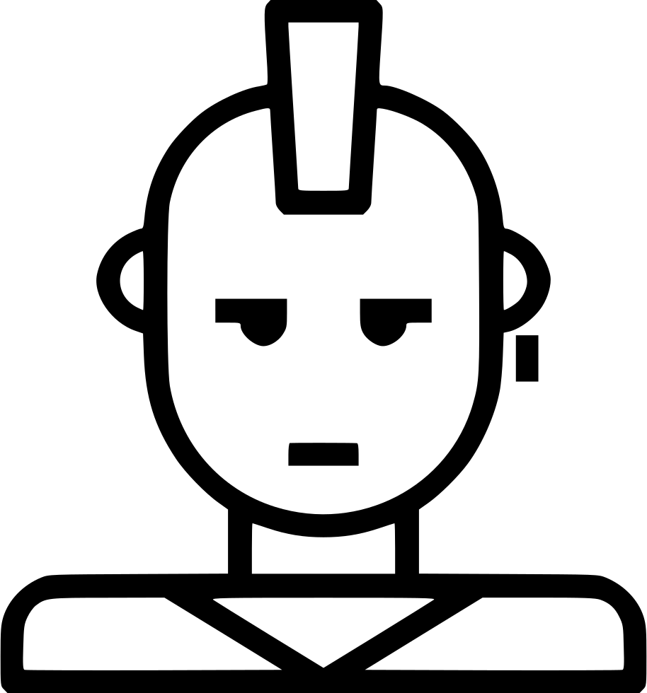 Png File - Punk People Icon (914x980), Png Download