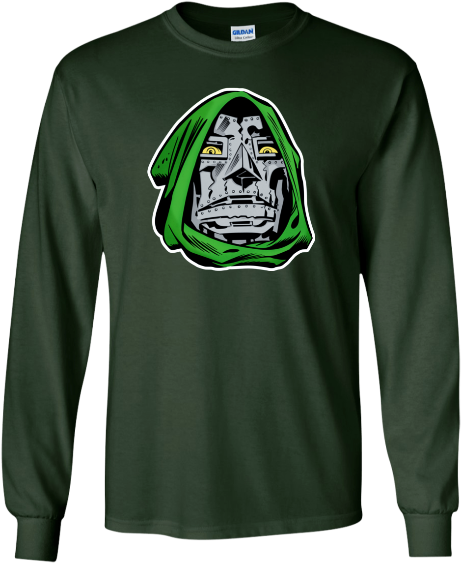 Dr Doom G240 Gildan Ls Ultra Cotton T - President Trump Bowling Green Massacre (1155x1155), Png Download