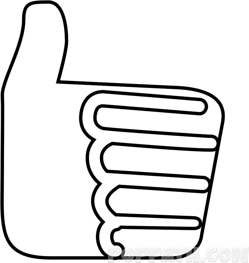 You Are Now Done, And Ready To Color In Any Skin Color - Thumb Signal (1000x1000), Png Download