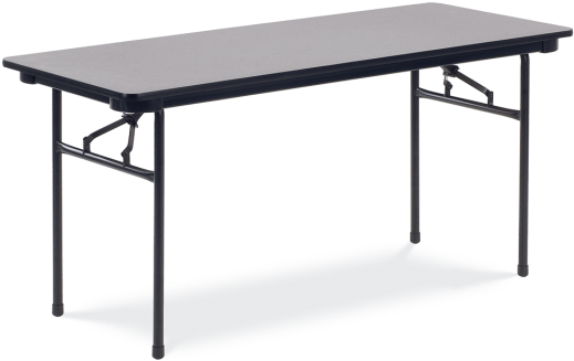 Folding Table Png Photo - Virco 6000 Series Folding Table; 24'' X 48'', Black (575x575), Png Download