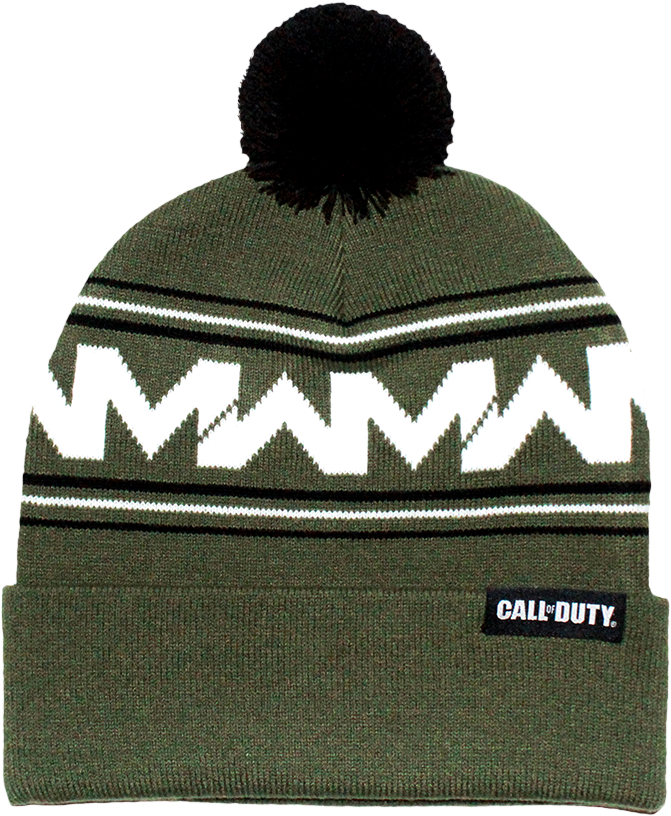 Mw Pom Beanie Mw Pom Beanie - Call Of Duty Mw Logo Pom Beanie 100% Acrylic Brand (960x960), Png Download