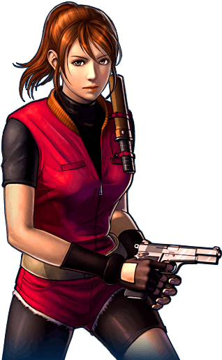 Resident Evil - Resident Evil 2 Claire Redfield (488x520), Png Download