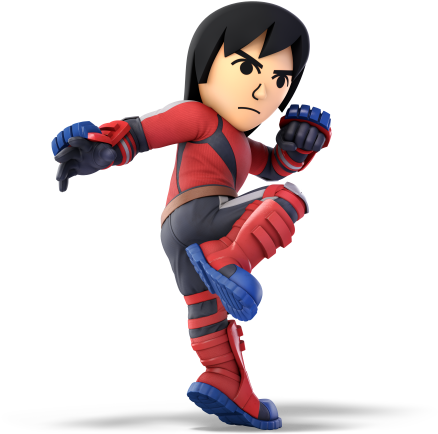 Super Smash Bros Ultimate Mii Brawler (450x450), Png Download