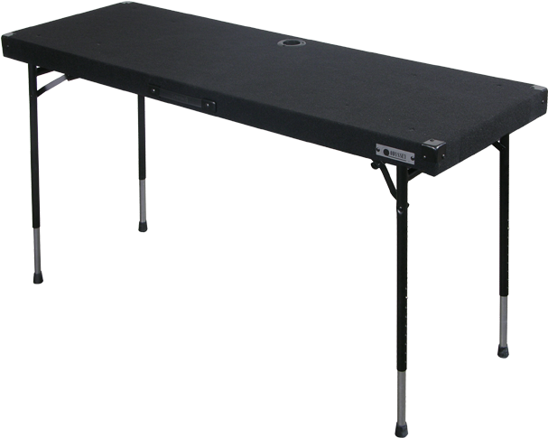Odyssey Ctbc2060 Professional Carpeted Dj Folding Table - Mesa Portatil Para Dj (800x600), Png Download