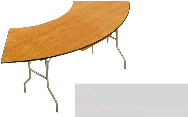 Serpentine Folding Banquet Tables - Serpentine Table (1000x500), Png Download