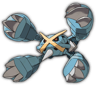 Mega Metagross Ability, Stats And More Detailed - Mega Metagross (400x480), Png Download