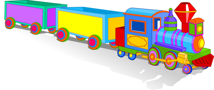 Imgs For Toy Trains Clipart - Toy Train (750x315), Png Download