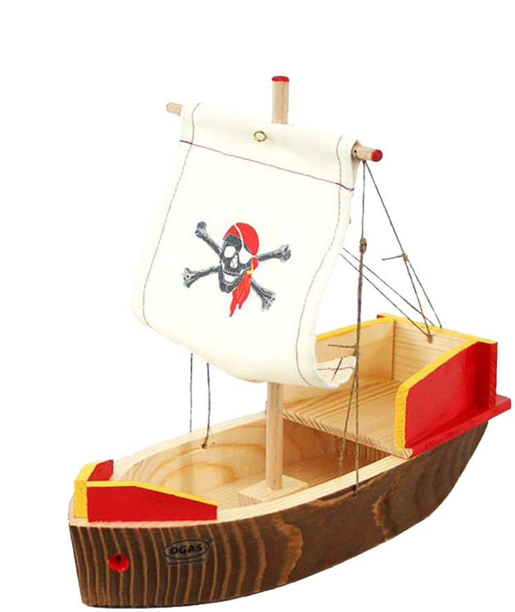 Wooden Pirate Ship - Piracy (1000x1000), Png Download