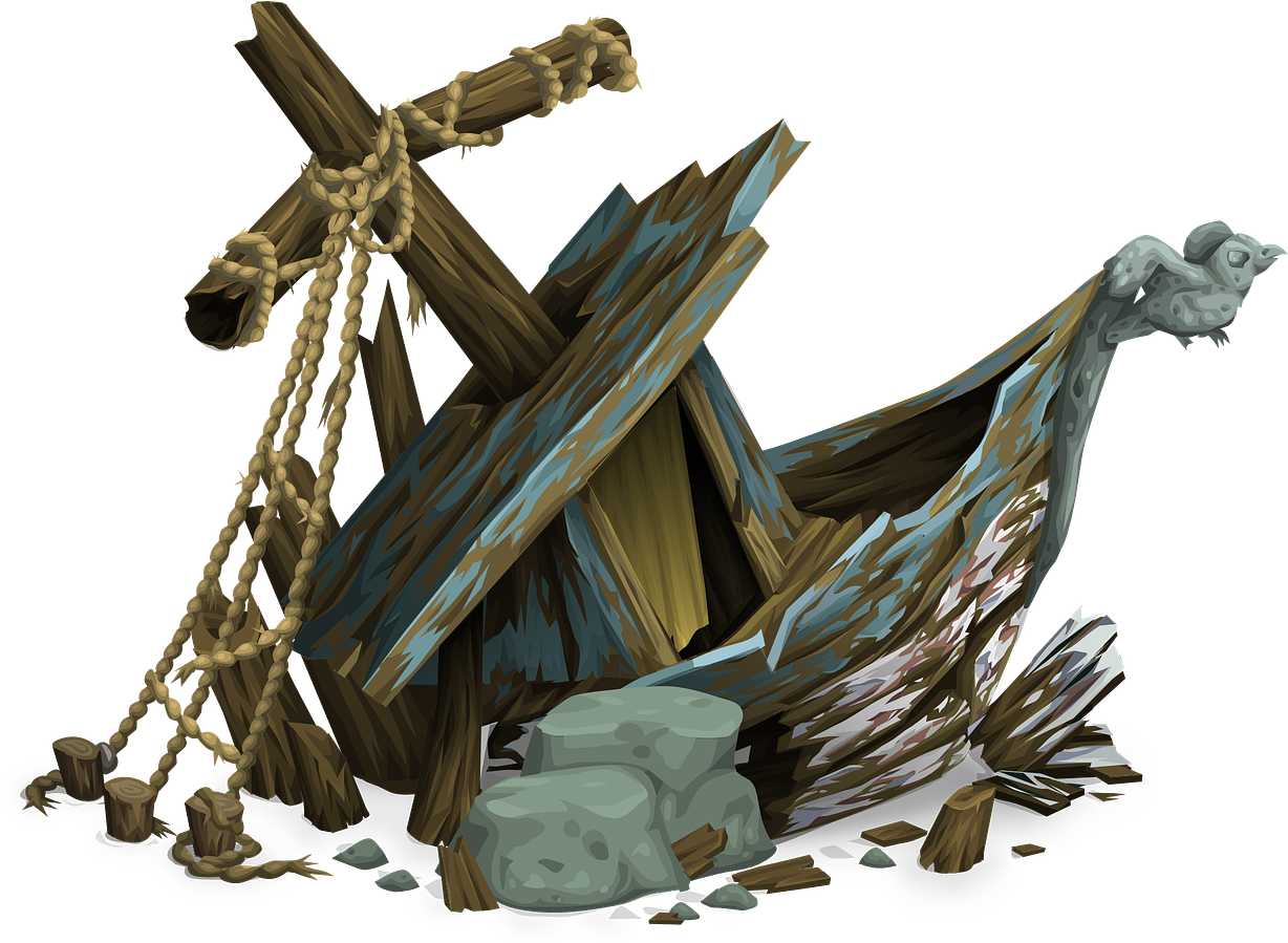 Avoiding Boat Collisions - Swiss Family Robinson Puffin Classics By Wyss Johann (960x715), Png Download