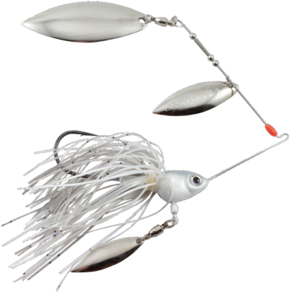 Fish Head Primal Spin Spinnerbait 1/2 Oz Albino - Earrings (480x480), Png Download