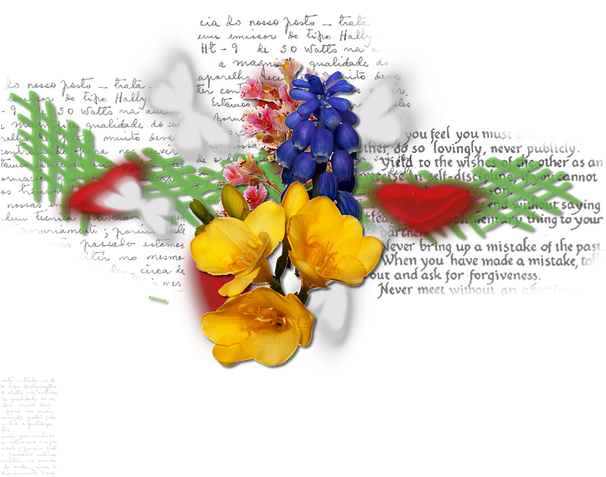 Cluster, Butterflies, Element, Flowers, Tag, Scrapbook - Butterfly (640x640), Png Download