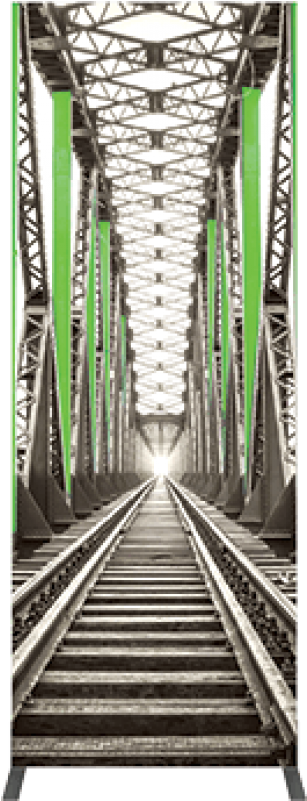 Tension Fabric Blank Fabric Banner Stand (800x800), Png Download