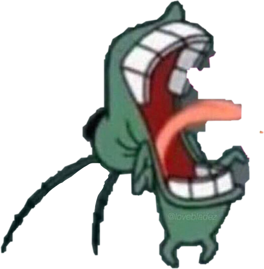 Plankton Spongebob Squarepants Freetoedit - Plankton Spongebob Transparent (530x540), Png Download