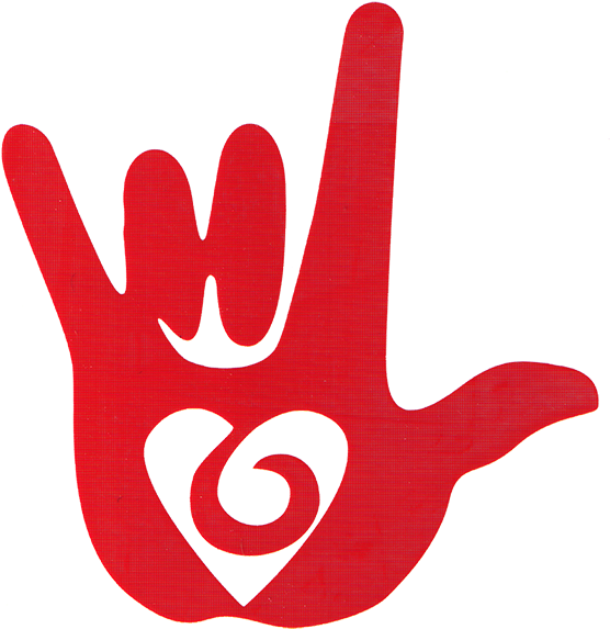Peace Sign Clipart Sign Language - Love You Hand Signal (600x591), Png Download