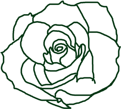 Frontrose - Line Art (750x500), Png Download
