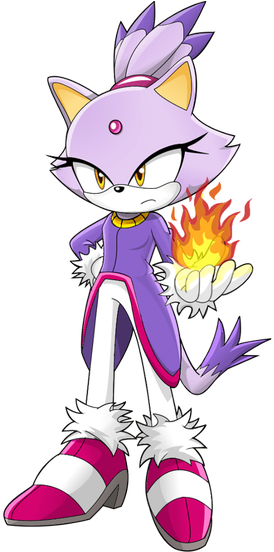 Blaze The Cat Tikal, Sonic The Hedgehog, Female Characters, - Blaze The Cat Png (300x551), Png Download