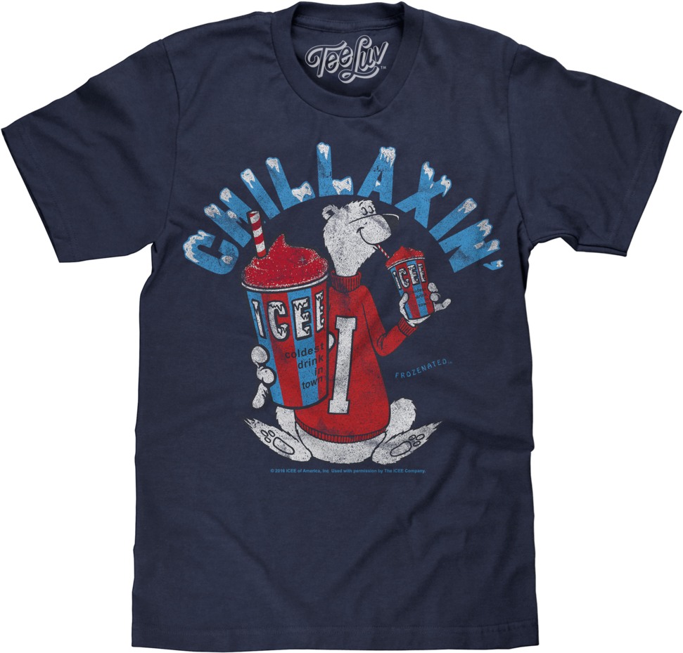 Icee Chillaxin' Faded Logo - Pepsi Logo T Shirt (999x1024), Png Download