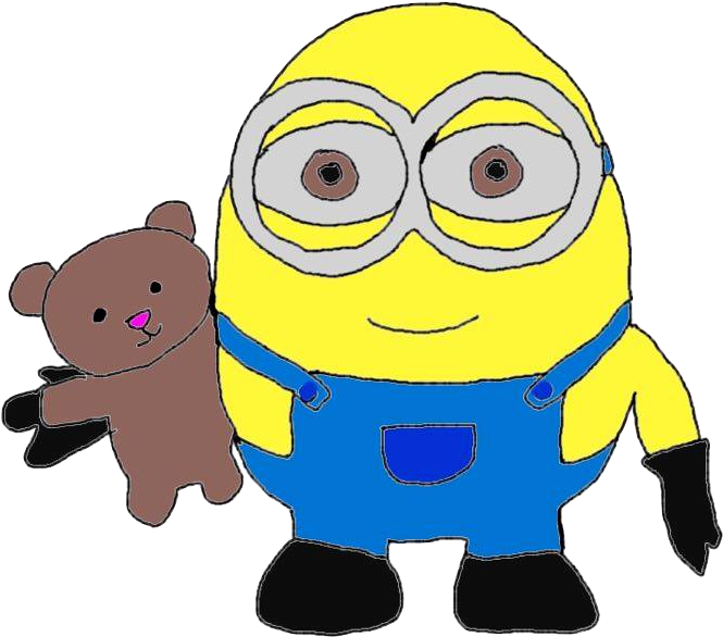 Minion Clipart Jewels Art Creation Png - Bob Minion Soft Toy (720x960), Png Download